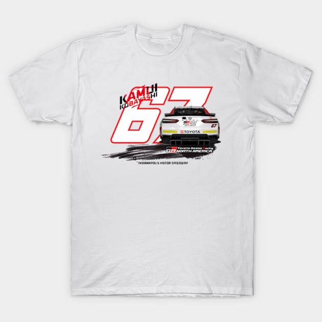 Kamui Kobayashi 23XI Gazoo Racing T-Shirt by art.Hamdan